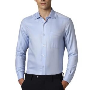 Louis Philippe Men's Solid Classic Fit Shirt